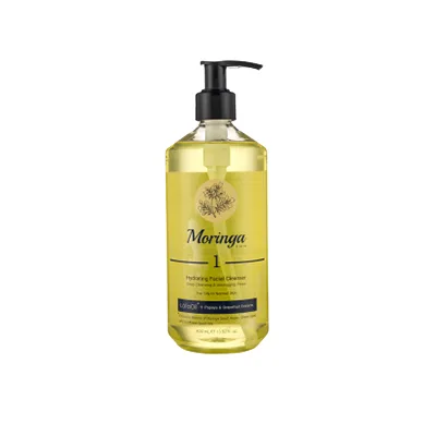 ژل شستشو و آبرسان صورت مورینگا اِمو شماره 1- مناسب پوست چرب و حجم 400ml