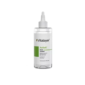 تونر صورت ویتالیر مدل اکتی ویت مناسب پوست چرب با حجم 200ml